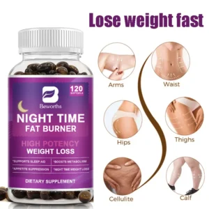 120pcs Night Time Fat Burner Capsule for Women and Men