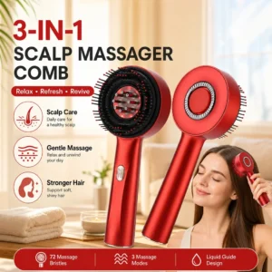 Modes Electric Massage Comb Portable Red Light